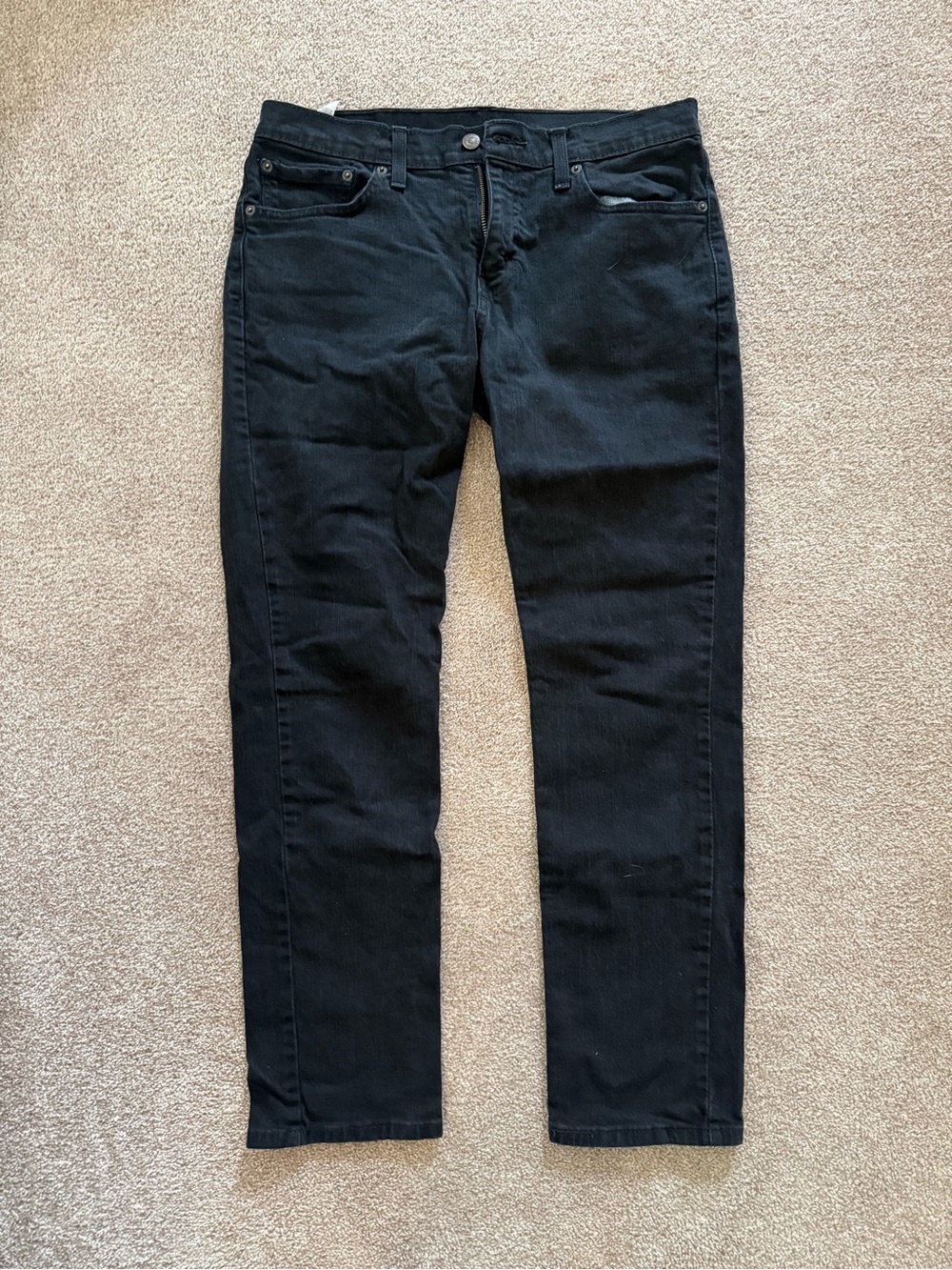 Levi's Men's Slim Straight Black Jeans